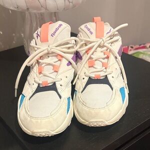 Reebok Purple Croc-Embossed Hobo Shoulder Bag